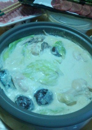 豆乳鍋になってしまった美味しいしゃぶ鍋-レシピのメイン写真