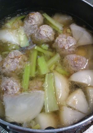 かぶと肉団子のスープ-レシピのメイン写真