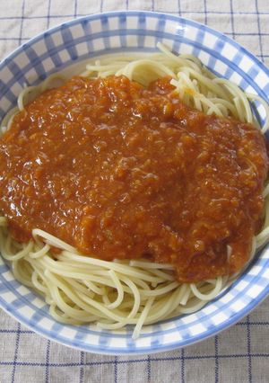 野菜いっぱいレトルトミートソース-レシピのメイン写真