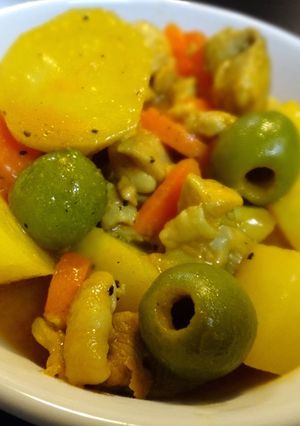 チキンと充実野菜の地中海風煮込み-レシピのメイン写真