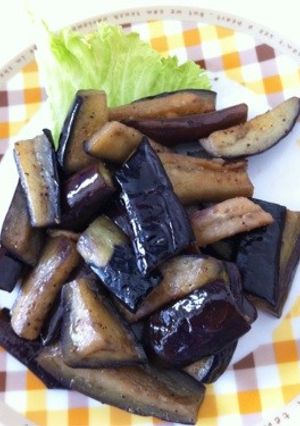 簡単！ナスの油炒め-レシピのメイン写真