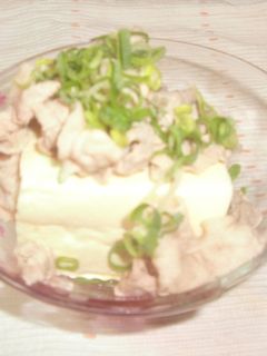豚しゃぶやっこ-レシピのメイン写真