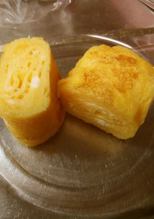 １人分のお弁当に！１個の卵で太い卵焼き-レシピのメイン写真