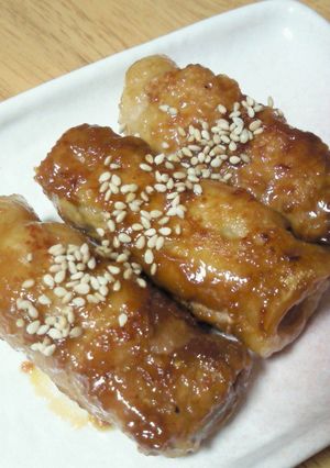 甘辛で旨〜い♪こんにゃくの豚肉巻き-レシピのメイン写真
