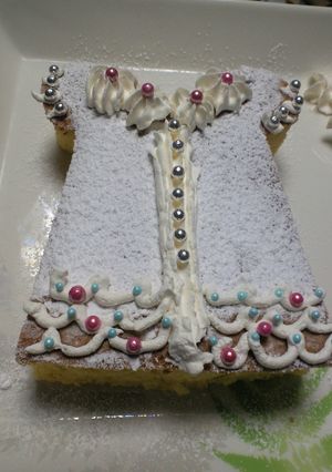 お手軽☆ベビードレスケーキ-レシピのメイン写真