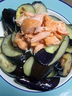 秋サケと秋ナスのコンビネーション-レシピのメイン写真
