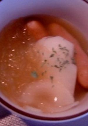 コンソメで作る、春雨入り根菜スープ-レシピのメイン写真