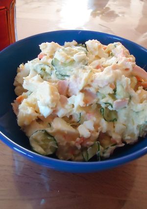 うちのポテサラは隠し味がはいってるぞ！-レシピのメイン写真