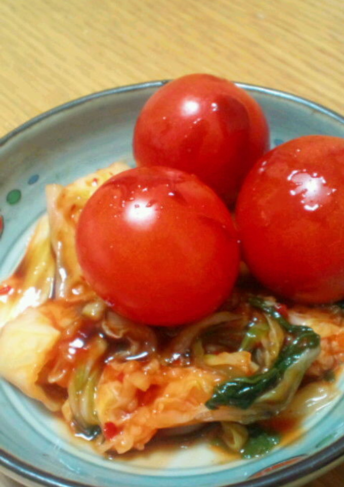 ＊トマトとキムチ＊-レシピのメイン写真