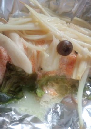 鱈のホイル焼き　明太子マヨ乗せ-レシピのメイン写真