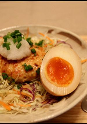 低カロリー豆腐ハンバーグの和風ロコモコ丼-レシピのメイン写真
