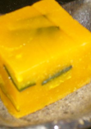 和菓子でハロウィン　南瓜の蒸し羊羹-レシピのメイン写真