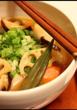 ゴロっとヘルシー根菜カレーうどん-レシピのメイン写真
