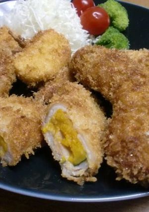 豚巻かぼちゃフライ-レシピのメイン写真