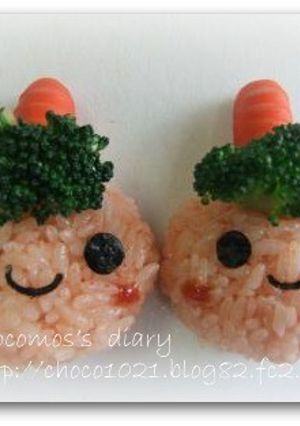 節分☆赤オニおにぎり♪-レシピのメイン写真