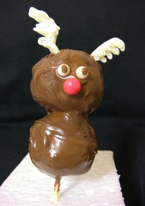 ✿ＨＭでクリスマス✿トナカイプチケーキ✿-レシピのメイン写真