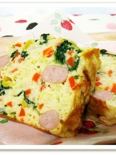 ポークビッツ入り★おからケークサレ-レシピのメイン写真