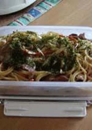 焼きそば風パスタ弁当-レシピのメイン写真