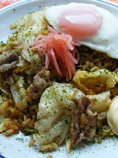 たっぷりキャベツのお好み焼きチャーハン-レシピのメイン写真