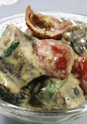 ★漬けまぐろとトマトのわさびマヨ和え★-レシピのメイン写真