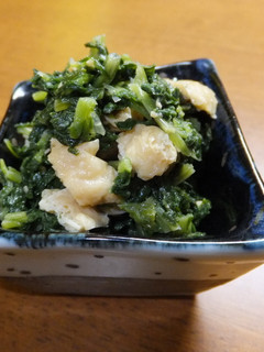 婆ちゃん直伝!大根菜炒め②-レシピのメイン写真
