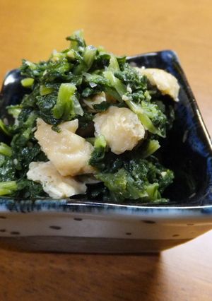婆ちゃん直伝!大根菜炒め②-レシピのメイン写真