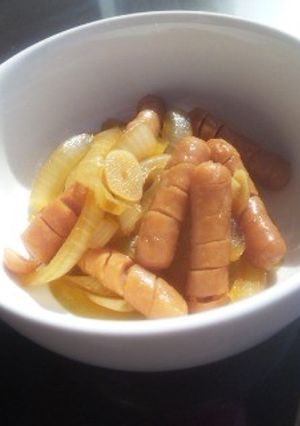 ビッツと玉ねぎ炒め-レシピのメイン写真