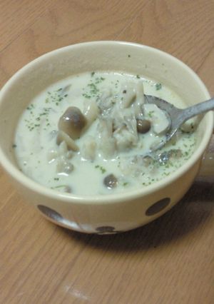 ﾍﾙｼｰ♪美味しい♪豆乳きのこｽｰﾌﾟ-レシピのメイン写真