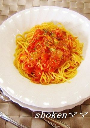 うちのツナとトマトのパスタ♪-レシピのメイン写真