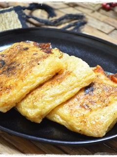 油揚げのそぼろ納豆チーズ☆-レシピのメイン写真