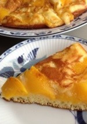 黄桃缶のパンケーキ-レシピのメイン写真