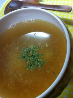 玉ねぎと生姜のぽかぽか卵スープ-レシピのメイン写真