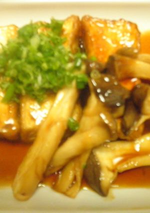 厚揚げとエリンギの照り焼き！-レシピのメイン写真