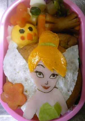 キャラ弁 ティンカーベル-レシピのメイン写真