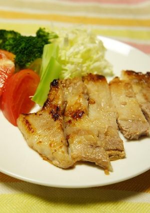 豚肉味噌漬け焼き　柚子こしょう風味-レシピのメイン写真