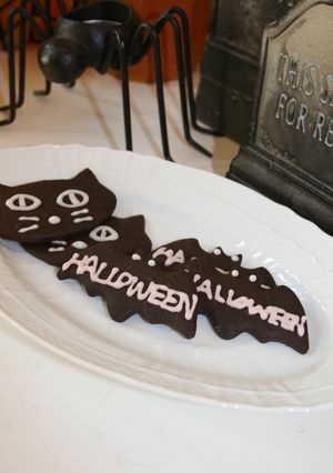 ハロウィン★型抜き黒クッキー-レシピのメイン写真