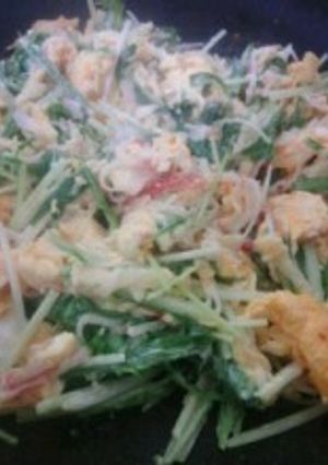 超速☆ふわっと水菜たまご-レシピのメイン写真