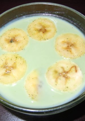 抹茶バナナミルクゼリー-レシピのメイン写真