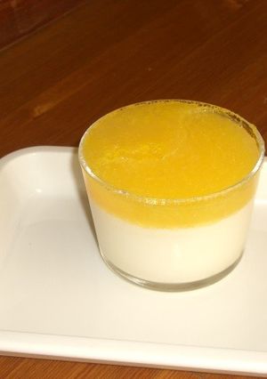 ふくれみかんの牛乳かん-レシピのメイン写真