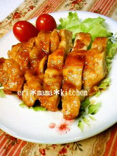 鶏モモで♪はちみつしょうゆ照り焼き☆-レシピのメイン写真