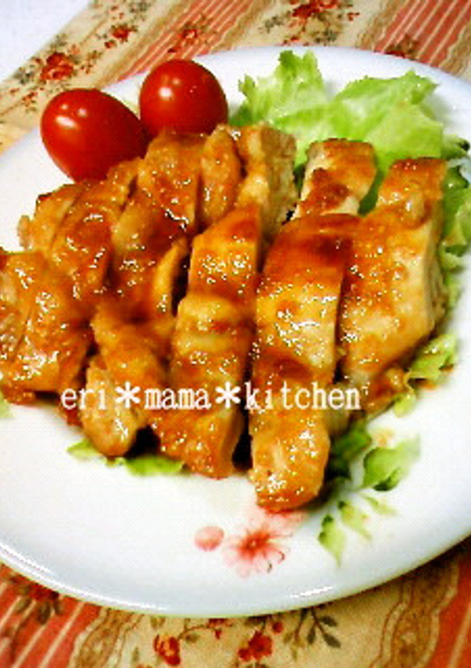 鶏モモで♪はちみつしょうゆ照り焼き☆-レシピのメイン写真