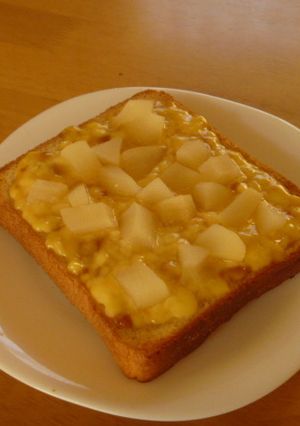 プリンdeフルーツトースト♪-レシピのメイン写真