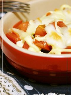 アボトマト♡マヨチーズ焼き-レシピのメイン写真