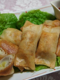 パリっと♪白葱豚肉巻き☆春巻き-レシピのメイン写真