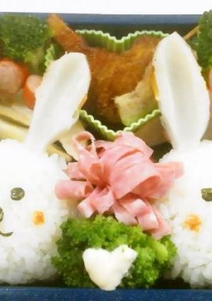うさちゃん弁当-レシピのメイン写真