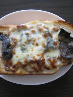 納豆トースト-レシピのメイン写真