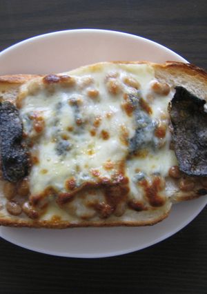 納豆トースト-レシピのメイン写真