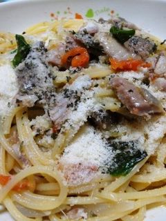 秋刀魚パスタ-レシピのメイン写真