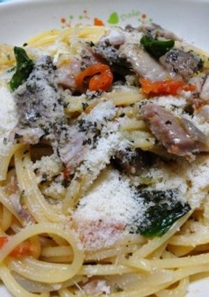 秋刀魚パスタ-レシピのメイン写真