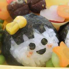 รูปของ お弁当に★コーンリボン★乗せるだけ～♪